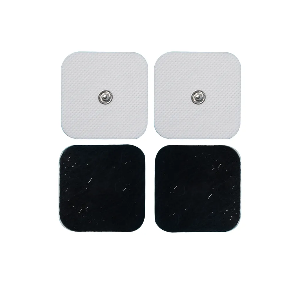 Conductive Electrodes Pads Use For TENS/EMS Unit Size 2*2 inches With Button 3.5mm Electro Pads