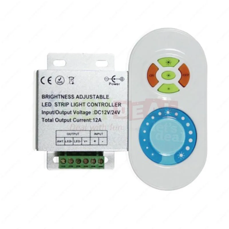 Free Shipping RF touching Remote CCT controller 2channel for Brightness Changeable led smd flexible strip 12V/24V