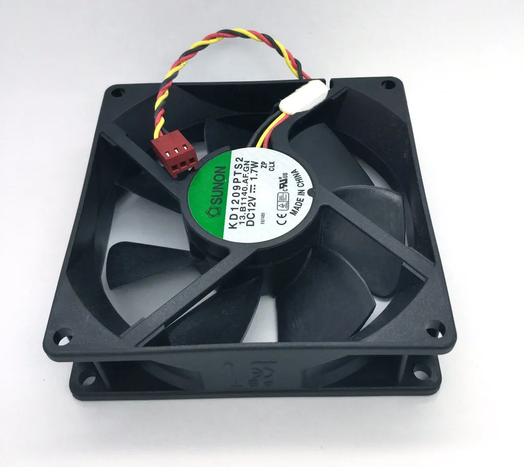 Nowy oryginalny Sunon KD1209PTS2 DC12V 1 7W 1 6W 90 90 25 mm 3 linie Computer Cooling Fan2130