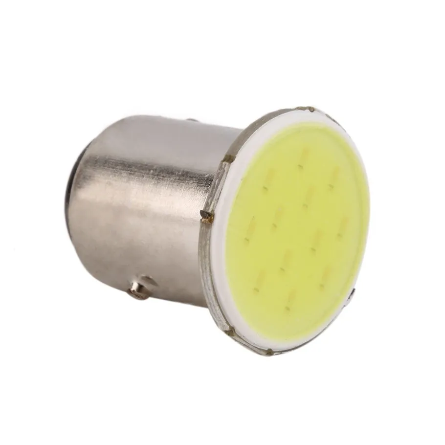 Super White 1157 COB LED وقوف السيارات عكس النسخ الاحتياطي ضوء سيارة مصباح لمبة DC 12V