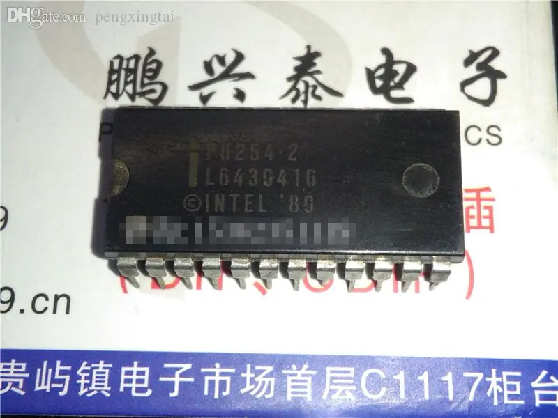 P8254. P8254-2 / ​​P8254-5, CI de circuito integrado PROGRAMÁVEL TIMER, pacote de plástico de 24 pinos em linha dupla / PDIP24. Componente eletronico