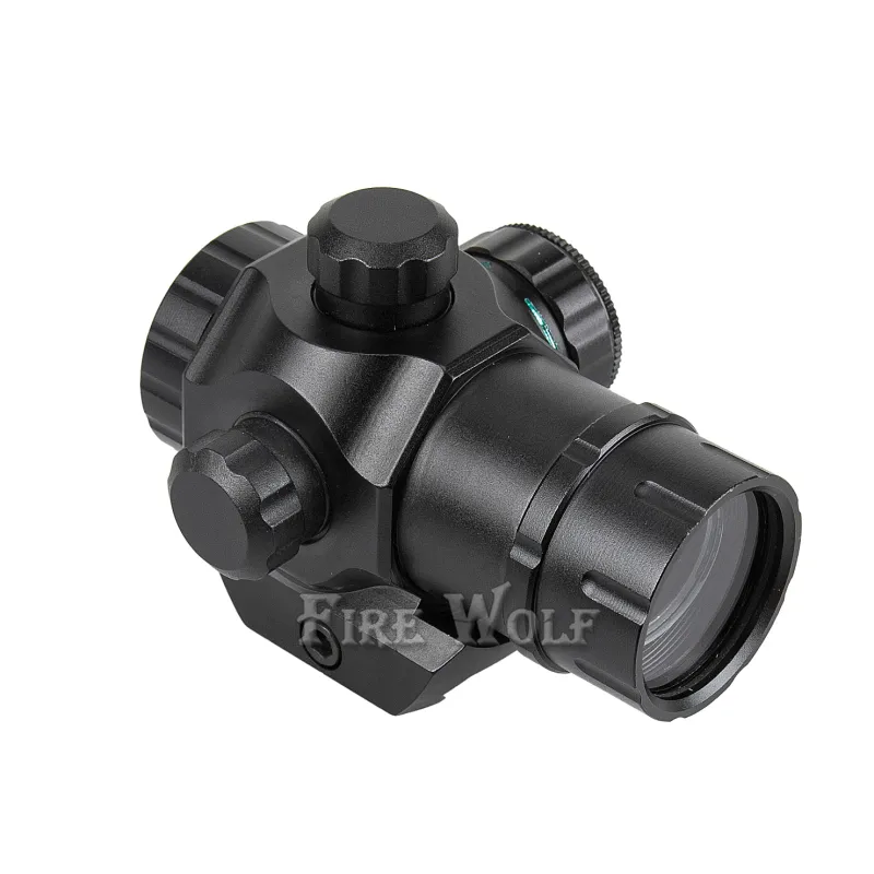 YANGıN KURT Taktik Mini 1x22 Kırmızı Yeşil Nokta tabanca Sight Kapsam Airsoft Tüfek Avcılık Kapsam 20mm Ray için