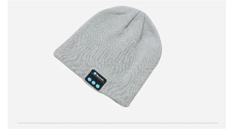 Bluetooth Hat Music Beanie Cap Bluetooth V4.1 Écouteur stéréo sans fil Haut-parleur Microphone Mains libres pour tous les téléphones intelligents Music Hat