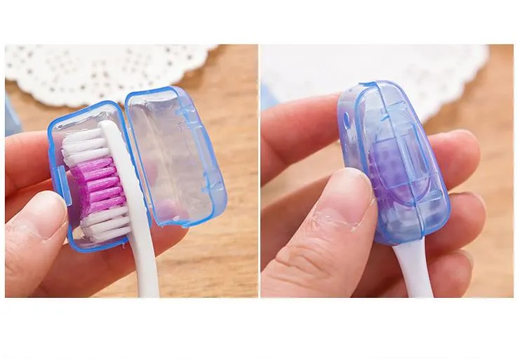 Portable Toothbrush Head Cover Holder Travel Hiking Camping Brush Case Protect Hike Brush Cleaner Wholesale