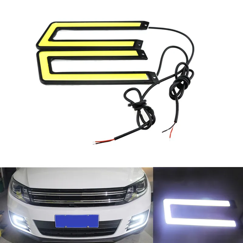 Auto White Blue Zcob LED UCOBWHITE DRL CAR DAYTIME Running Light Dime Driving Lamp Waterproof 12V 8065958