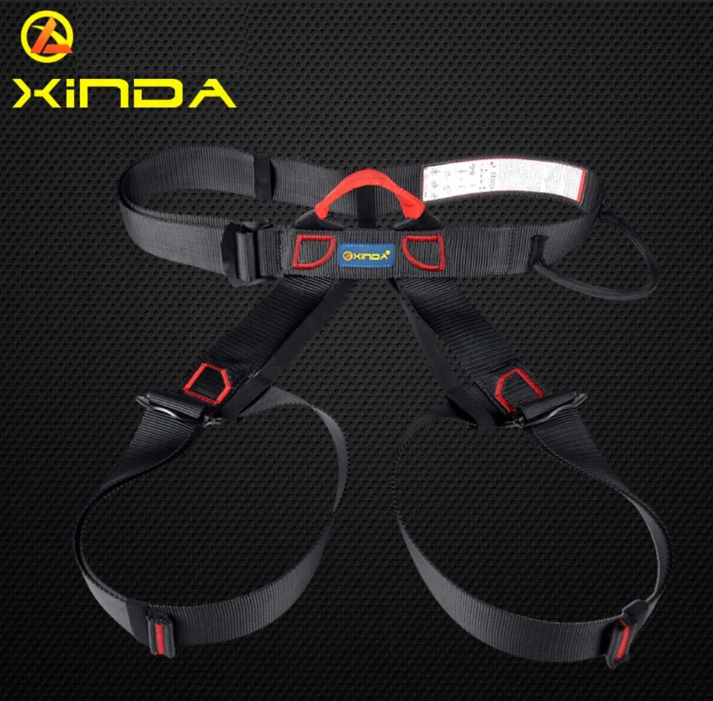 Xinda XD - A9501 تسخير حزام المقعد في الهواء الطلق صخور تسلق تسخير معدات Rappelling حزام تسخير مع حقيبة حمل بالجملة