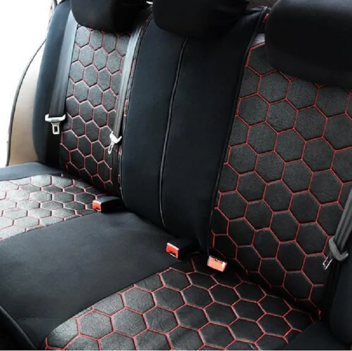 Full Set Front & Rear Seat Covers For Nissan Cars - Breathable Polyester & Mesh 5 thumbnail image