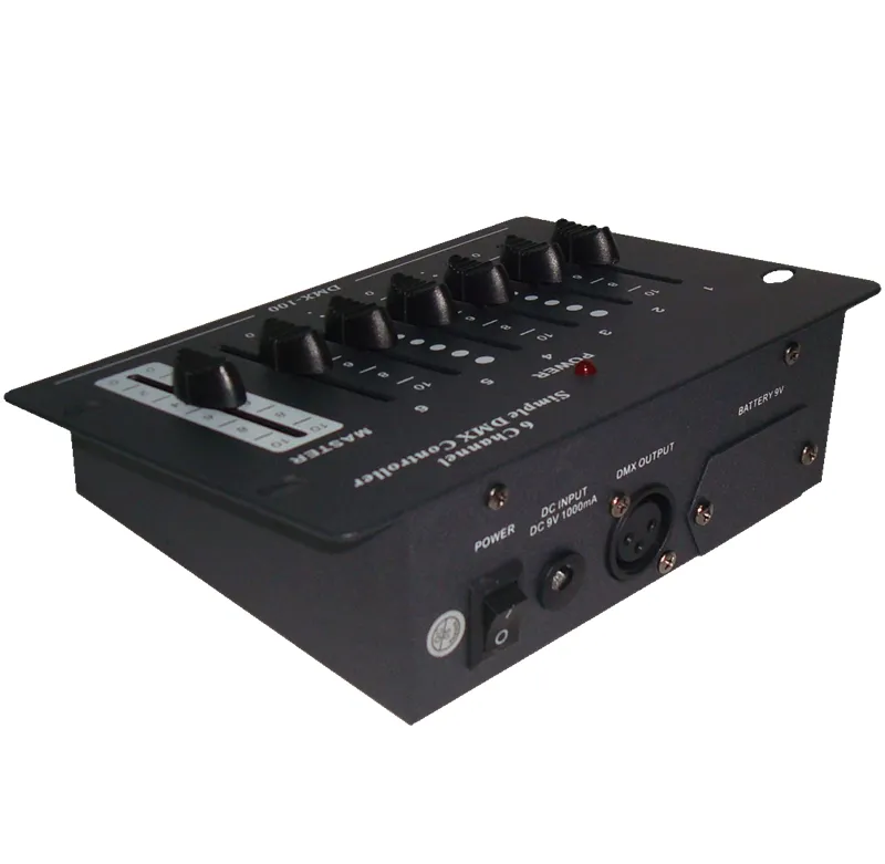 CE RoHs SGS UL List China High Quality Compact Simple 6 Channel DMX Dimmer Pack