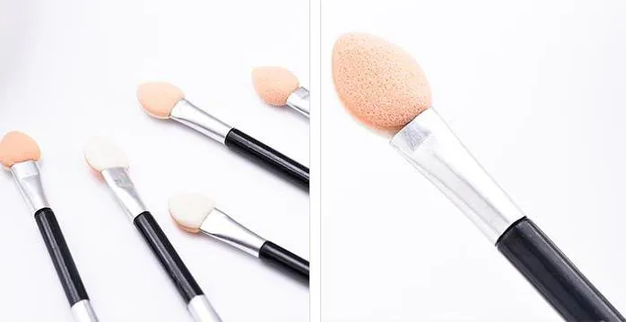Kosmetik Make-up Lidschatten Schwamm Augenbrauen Pinsel Lippenpinsel Lidschatten Applikatoren Doppelseitige Einweg Makeup Tools Zubehör
