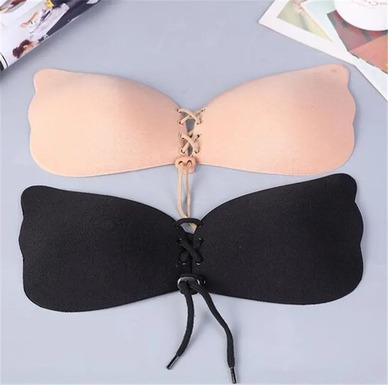 Soutien-Gorge Adhésif Silicone Invisible - Sans Bretelles Et Dos Nu Pour Robes Décolletées