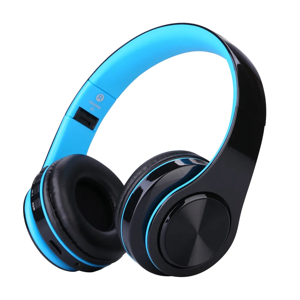 WH812 Cuffie Bluetooth Over Ear HIFI Head Auricolari wireless con microfono 3D Music Headset Gamer Pieghevole Auriculare Fone telefonate Samsung con mp3 Sport