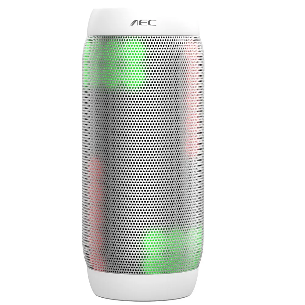 Drahtlose wasserdichte AEC LED-tragbare Bluetooth-Lautsprecher BQ615 Pro-Wireless Super Bass Mini-Lautsprecher blinkende Lichter FM TF-Karte für iPhone