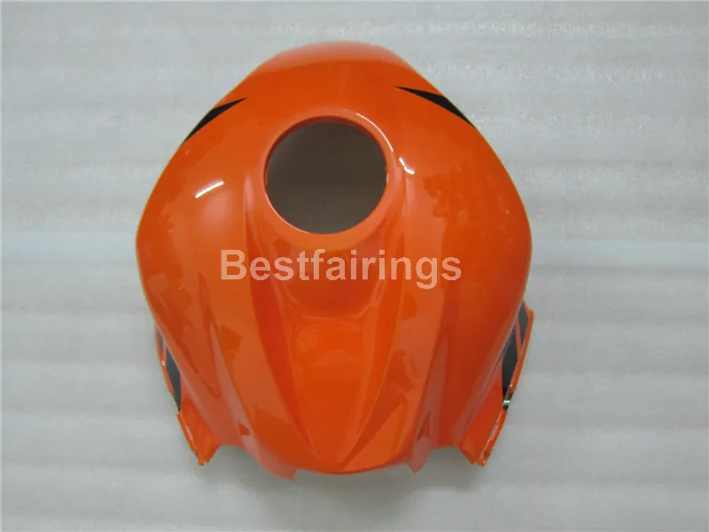 Injectie Body Parts Fairing Kit voor Honda CBR600RR 07 08 Orange Black Backings Set CBR 600RR 2007 2008 YT35