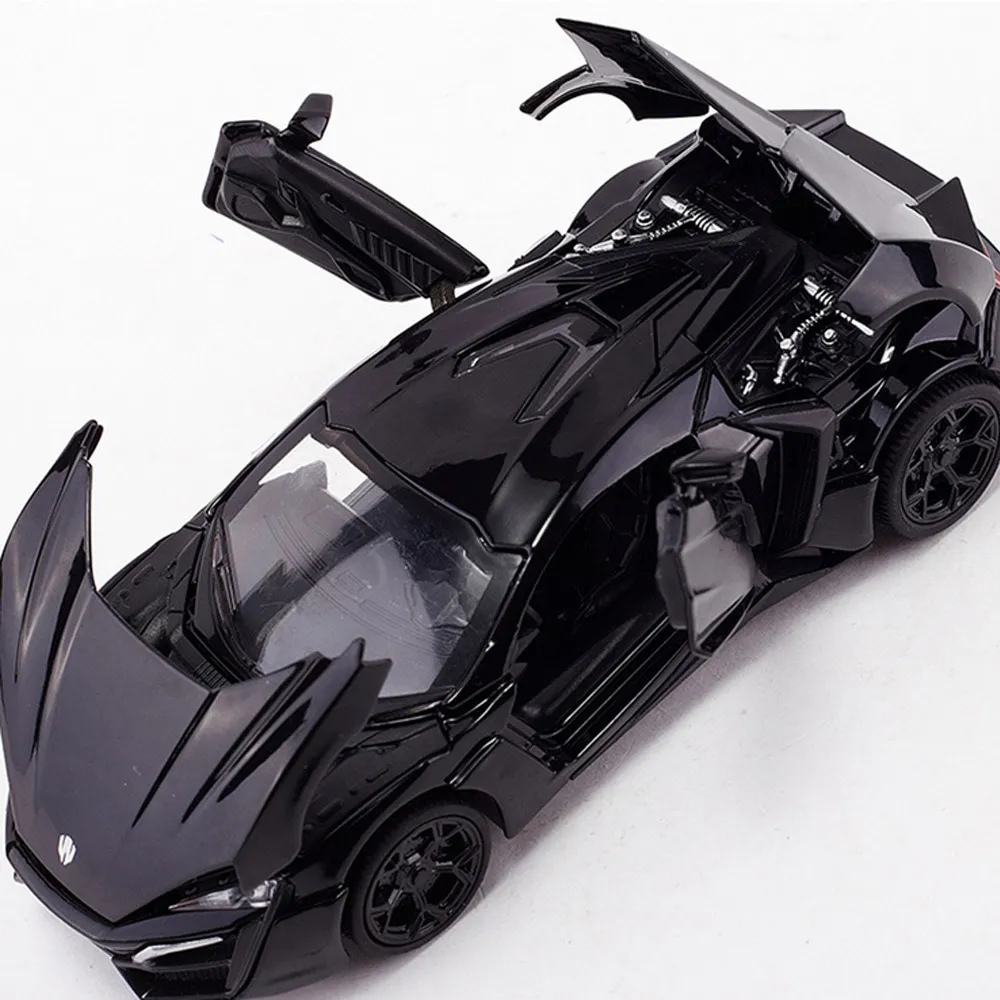 1:32 Детские Игрушки Форсажа 7 Lykan Hypersport Мини Авто Игрушки.