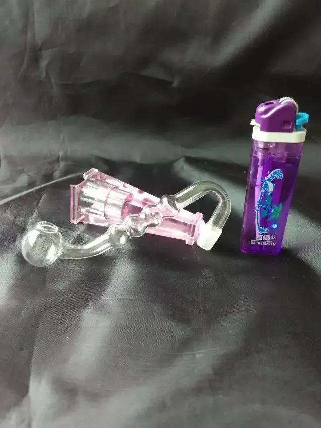 S tube four with bubble pot glass bongs accessories , Unique Oil Burner Glass Pipes Water Pipe Oil Rigs Smoking Dropper