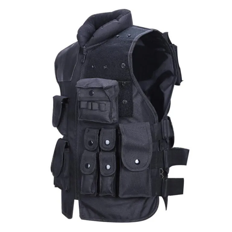 Gilet tactique pour hommes arm e chasse Molle Airsoft gilet ext rieur armure corporelle Swat Combat Painball gilet noir pour hommes