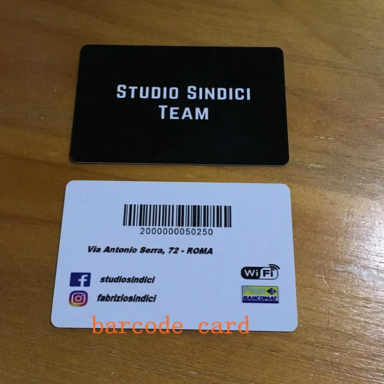 Идентификация визитных карточек с двух сторон