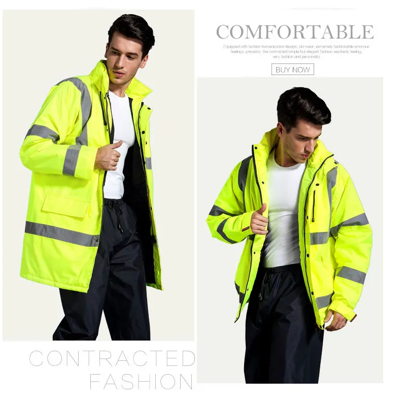  sesafety Reflective Jacket for Men, High Visibility