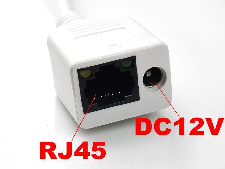 Telecamera IP Cavo impermeabile Cavo sostitutivo RJ45 DC12V Cavo telecamera IP CCTV Sostituire. Spedizione gratuita