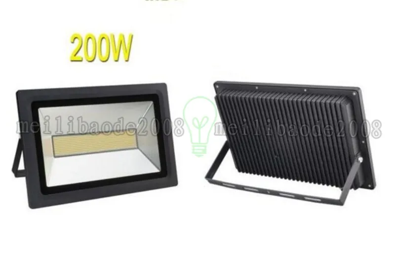 Hot LED Floodlight 200W 150W 100W 60W 30W 15W Reflektor LED Flood Light Spotlight 110V 220V Vattentät Utomhus Vägglampa Trädgård Myy