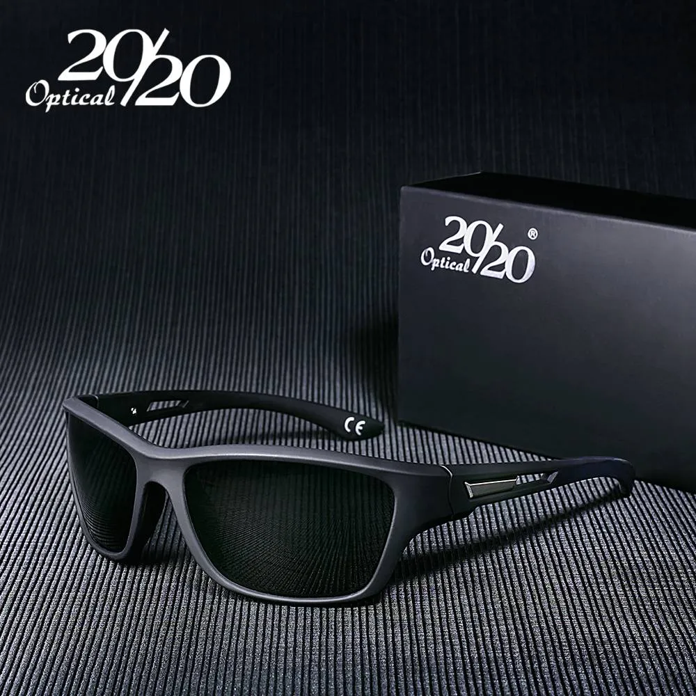 20/20 Brand classico da uomo Occhiali da sole polarizzati Quadrato di occhiali maschili ombreggiatura per occhiali occhiali occhiali per uomo oculos gafas PL64