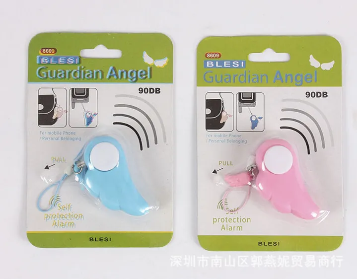 Female anti artifact lady electronic alarm scream is super anti anti wolf angel wings