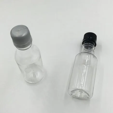 Mini Liquor Flessen 50 ml Clear Mini Lege Plastic Wijn Schot Flessen (Zwart)