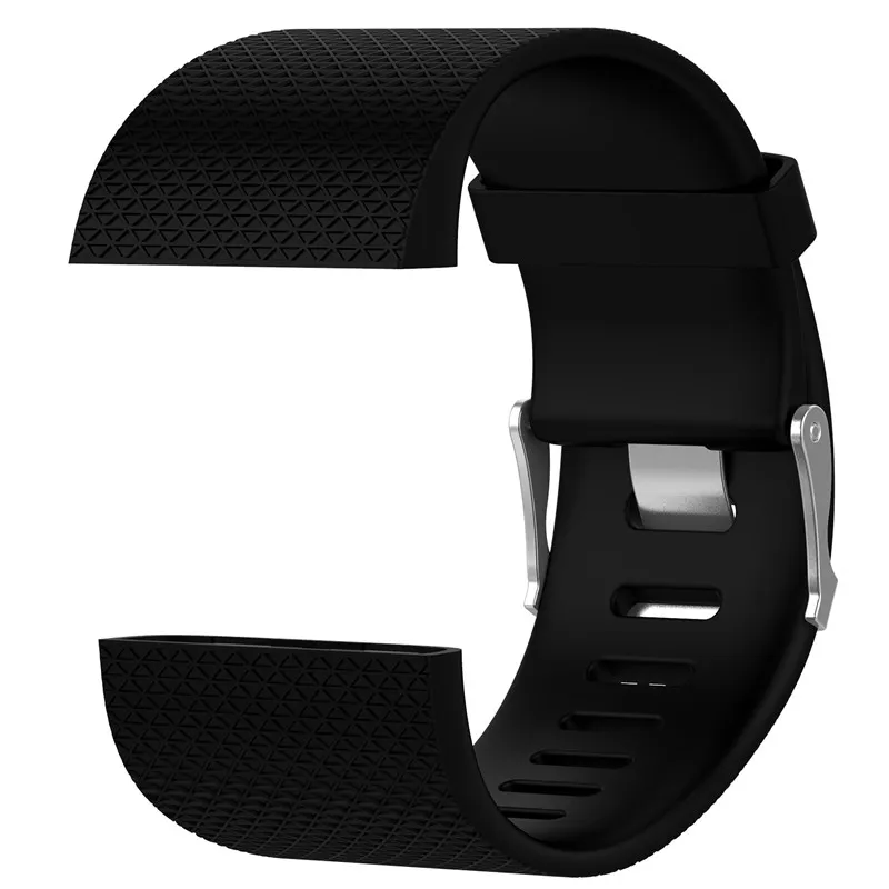 Para Fitbit surge Freqüência Cardíaca Pulseira Inteligente Pulseira Wearable Belt Strap Silicone Banda De Substituição Com Kits de Ferramentas de carga pk 2 alta