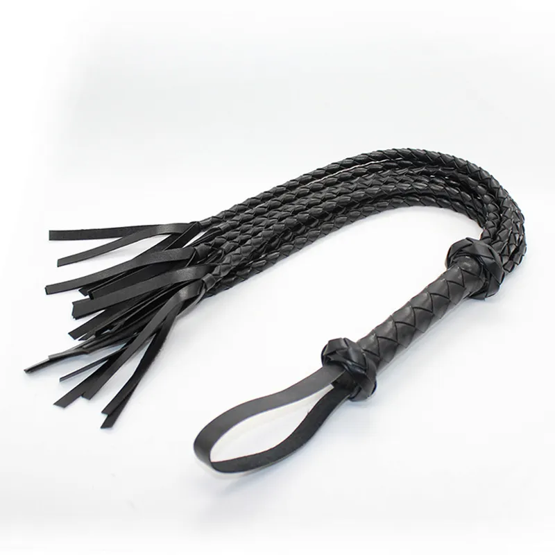 High Quality PU Leather Riding Crop Sex Whip Spanking SM Bondage Paddle Slave Flogger Sex Toys For Couple Adult Games1337756