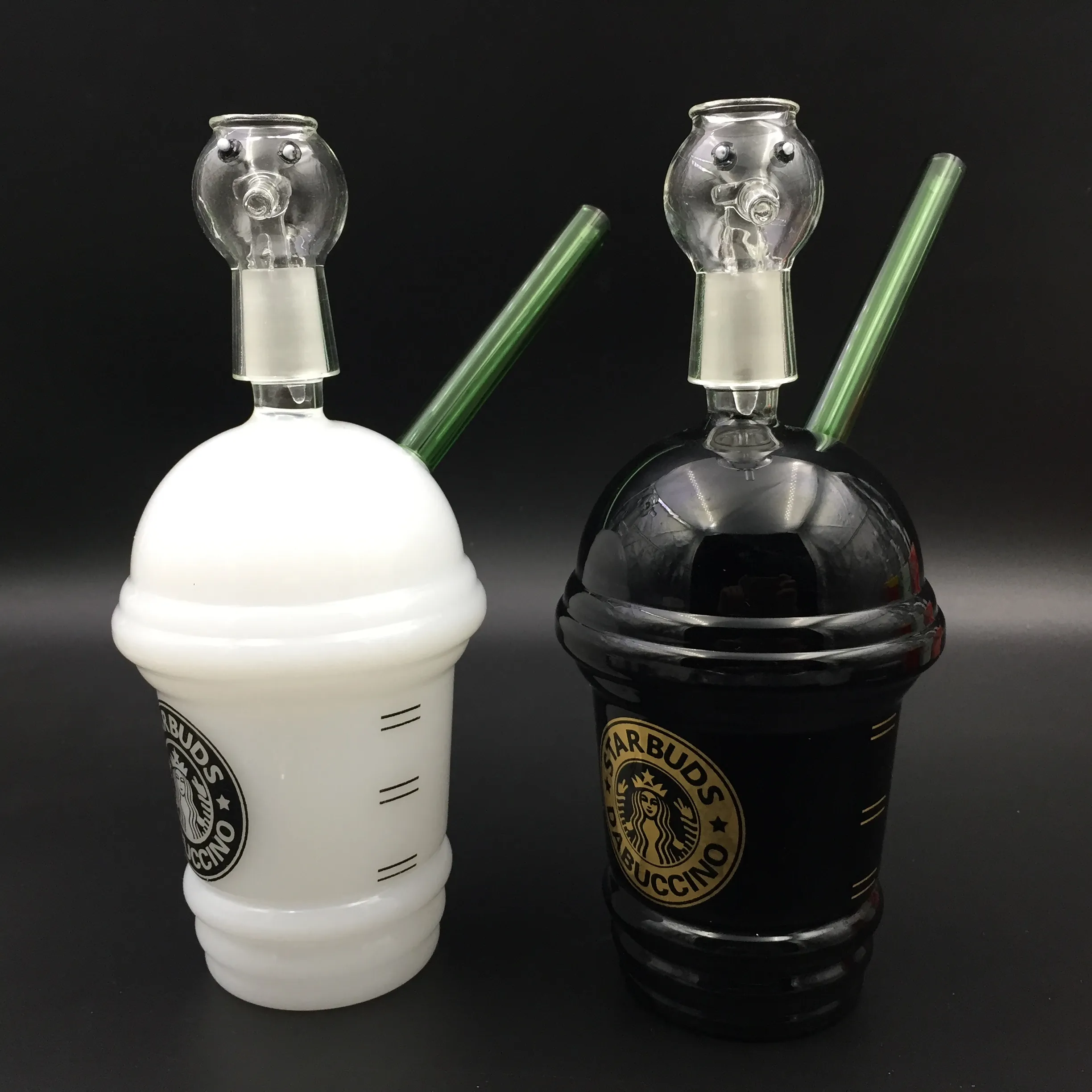 Dabuccino Rig Starbucks Bong Glass Water Cup Smoking Dabuccino Rig