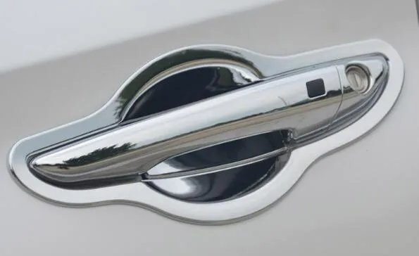 High quality ABS chrome car door handle decorative guard cover+ door handle bowl for Hyundai Sonata YF 2011-2017