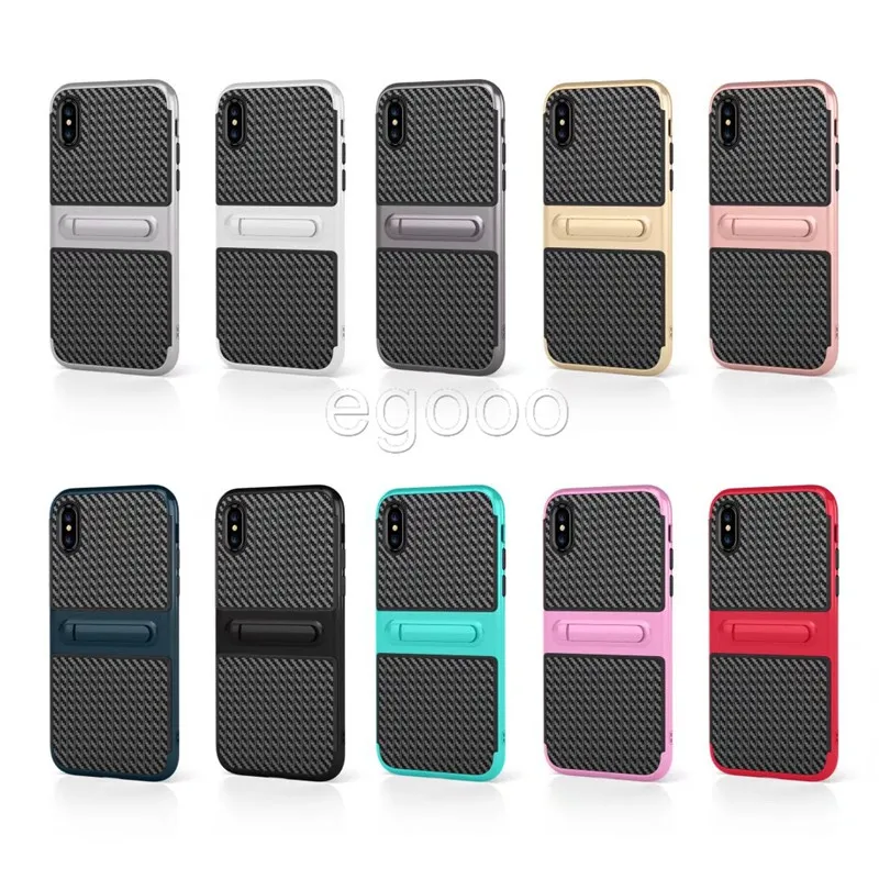 Kickstand Rugged Case Hybrid Protector Defender Cover For iPhone X 8 7 6 6S Plus 5 5S Samsung Note 8 S8 Plus S7 Edge