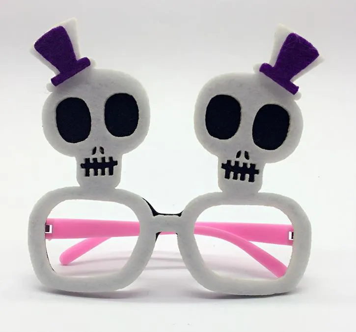 Halloween Zombie Crânio Abóbora Óculos Partido Fancy Dress Up piada óculos engraçados mascarada ornamento Clube bar KTV Adereços favores