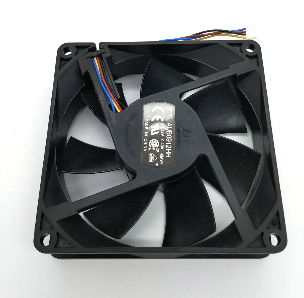 Nytt original Delta AUB0912HH DC12V 0,40A 90*90*25mm 9cm Projector Cooling Fan