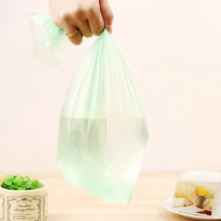 1-Roll Plastic Garbage Bags Kitchen Toilet Clean-up Waste Trash Bags E00683