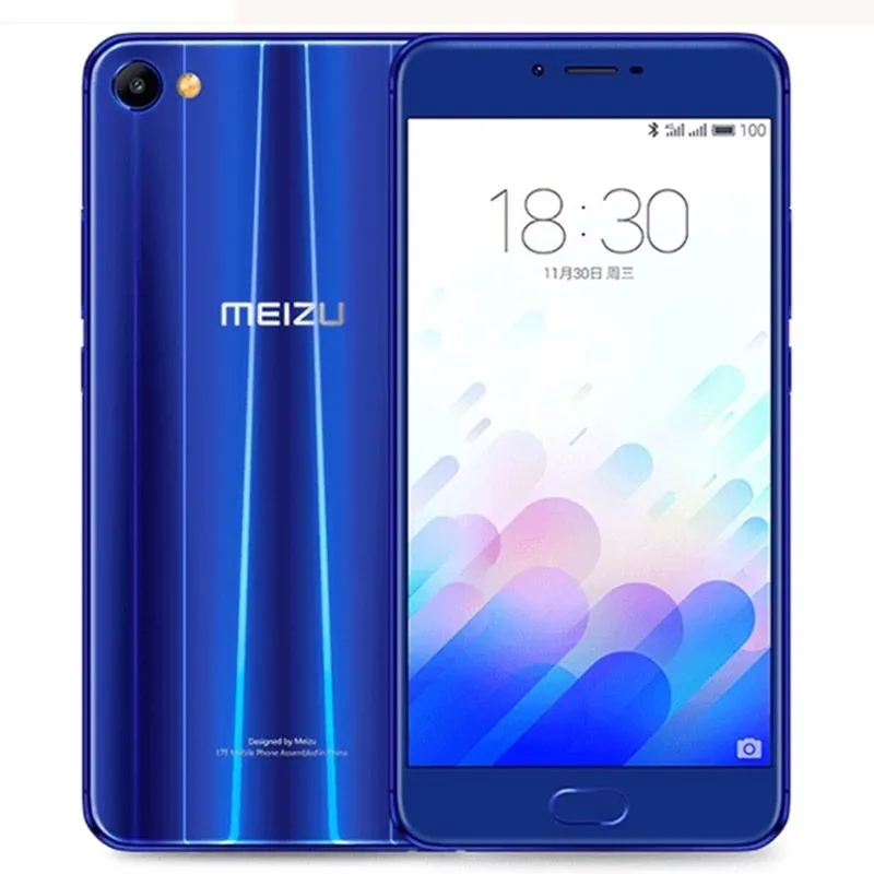 Téléphone portable d'origine Meizu Meilan X MX MTK Helio P20 Octa Core 4 Go de RAM 64 Go de ROM Android 5,5 pouces 2.5D verre 12,0 MP empreinte digitale téléphone intelligent