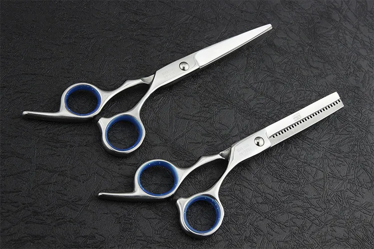 / set Hairdressing Tools 6.0 인치 이발사 가위 키트 헤어 클리너 면도기 헤어 스타일링 가위 헤어 커팅 도구 조합 패키지