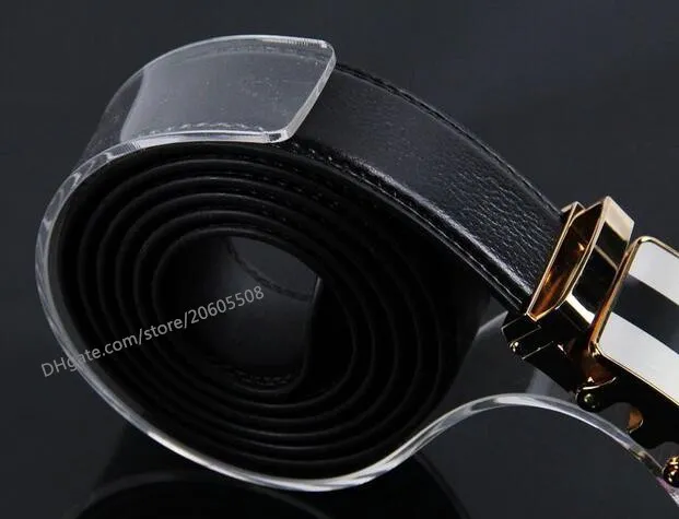 Gratis frakt 10st Fashion Boutiques Display Props Belt Display Racks Acrylic Display Stand Girdle Holder Desktop Belt