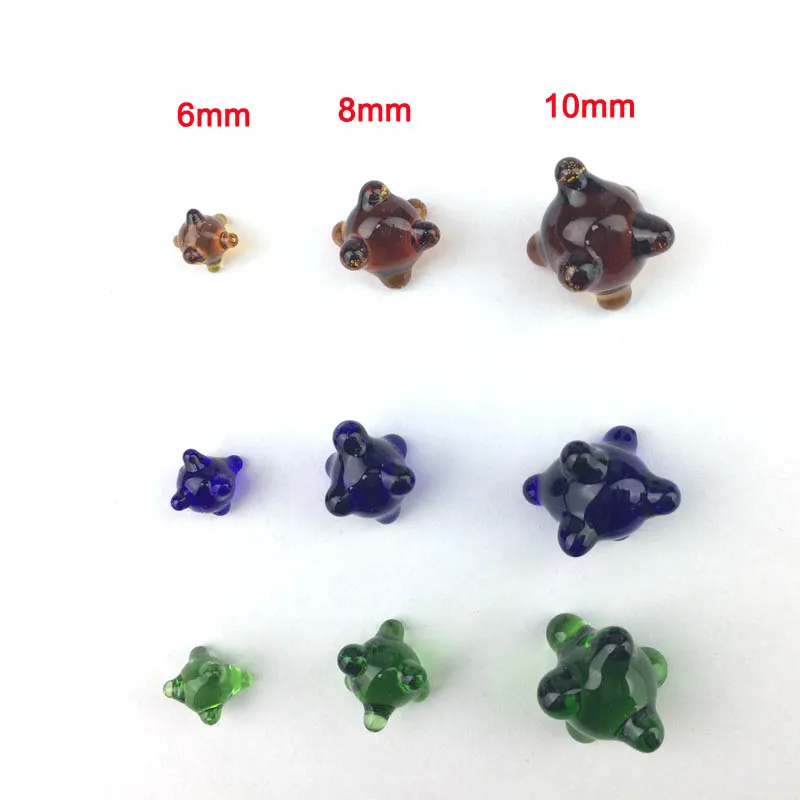 Kopalnia morza szklane ekrany palenia Akcesoria Assorted Colours 6 mm 8 mm 10 mm Fliter Ecran dla szklanych bongowych rur wodnych