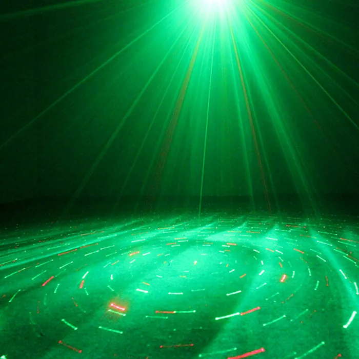 Mini RG Red Green Dot Projektor Etapal Stage Light 3W RGB LED Mieszanie Aurora Efekt DJ KTV Pokaż wakacje Laser LLL-100RG