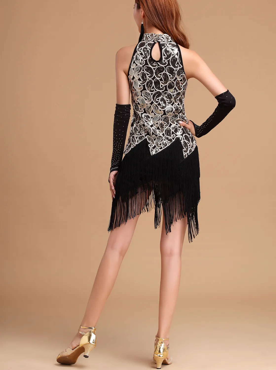 PrettyGuide Women's 1920s Flapper Dress Vintage Swing Fringed Gatsby  Roaring 20s Dress, Medium 