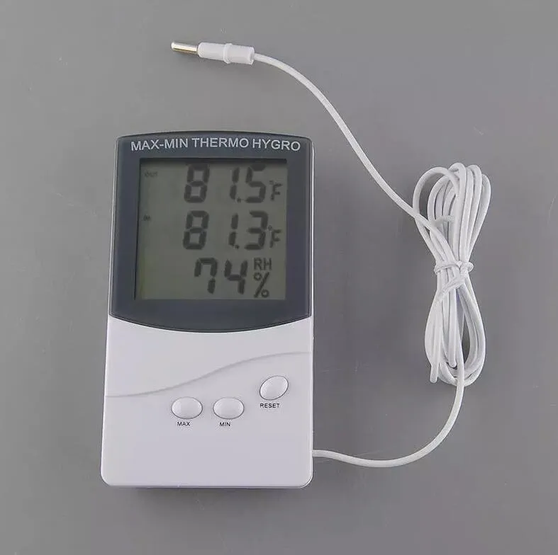 Analog Indoor/Outdoor Thermometer Hygrometer Temperature Humidity Meter 10  B