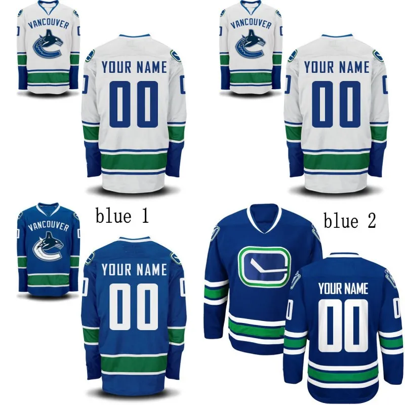 Vancouver Canucks Jersey S 5XL Personalized Customized Jerseys With Any