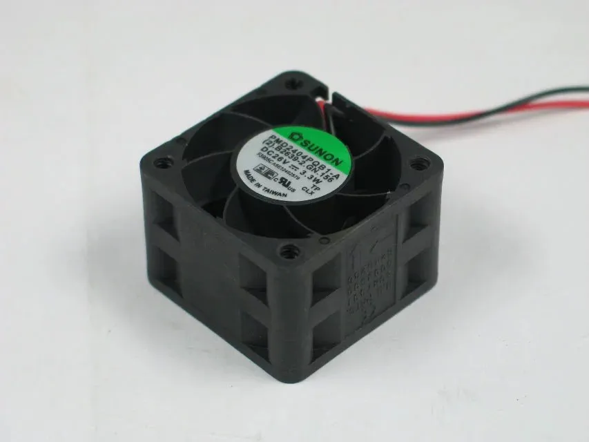 SUNON PMD2404PQB1-A DC 26V 3.3W Conector de 2 pines de 2 cables 40X40X28mm Ventilador de refrigeración cuadrado para servidor