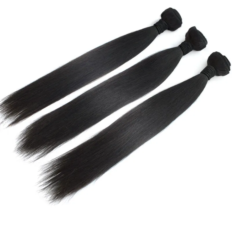 Brazilië Straight Hair Products Goedkope Braziliaanse Humane Hait 100g Bundel Factory Outlet Prijs Geen Tangle No Land GRATIS VERZENDING