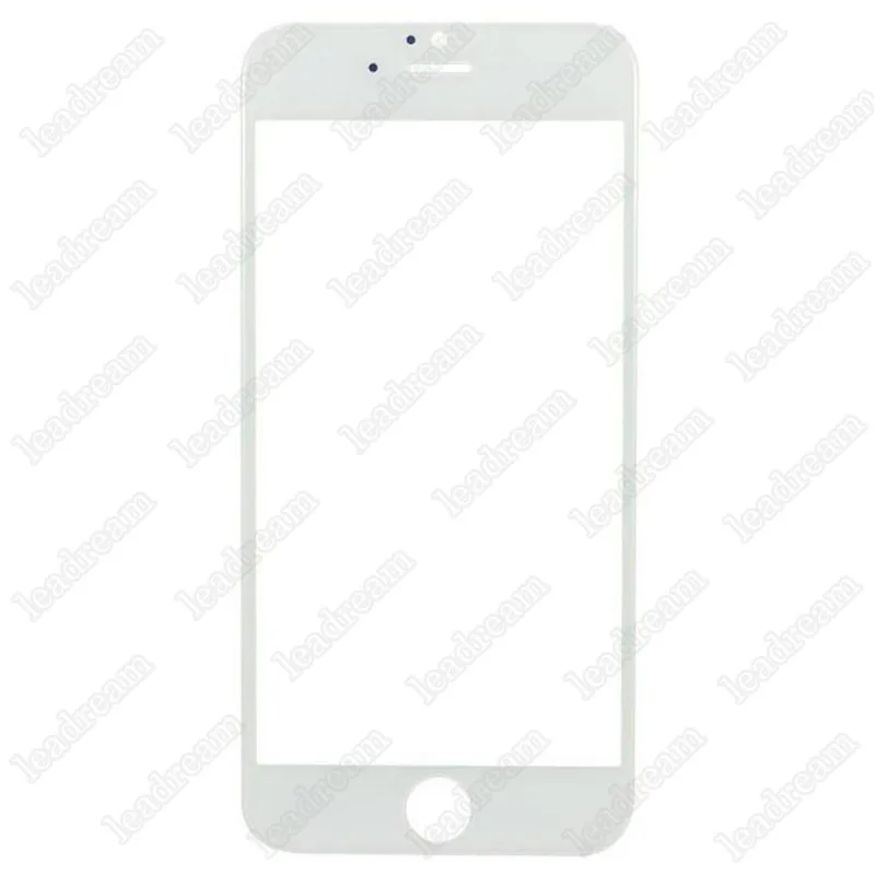 Sostituzione vetro touch screen esterno anteriore bianco nero da 100 pezzi iPhone 6 Plus 6s Plus con strumenti
