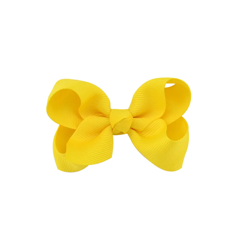 3.2 Inch Baby Girls Bow Barrettes Hairpins Ribbon Grosgrain Kids Girls Accessories With Clip Boutique Bowknot Hairpin Hair Ornaments YL563