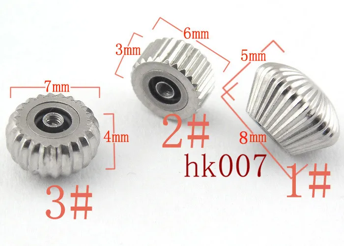 P217 Stainless Steel Watch Crown Fit Seagull ST36 eta 6497,6498 movement High Quality Crown