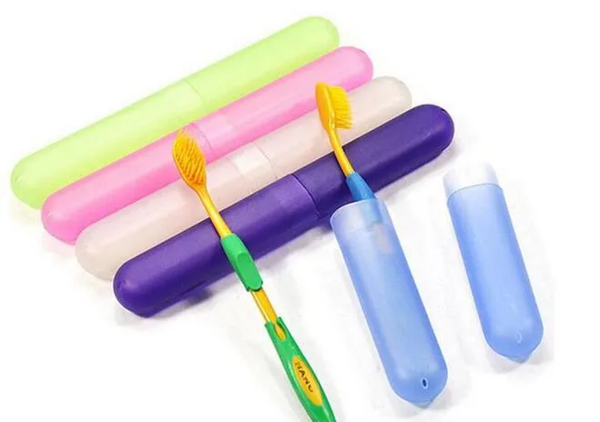 New Arrive Trendy Travel Hiking Camping Toothbrush Protect Holder Case Box Tube Cover KD1