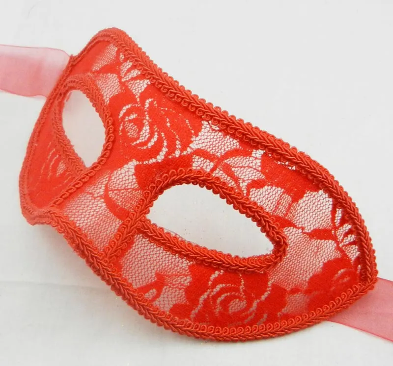 Sexy donne piume mascherato maschere mascherata veneziana pizzo maschera il partito NightClup colori opzionali [nero bianco rosso]